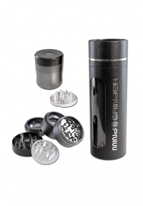 Mind Grinder Aluminium Kräutermühle - 4tlg 52mm